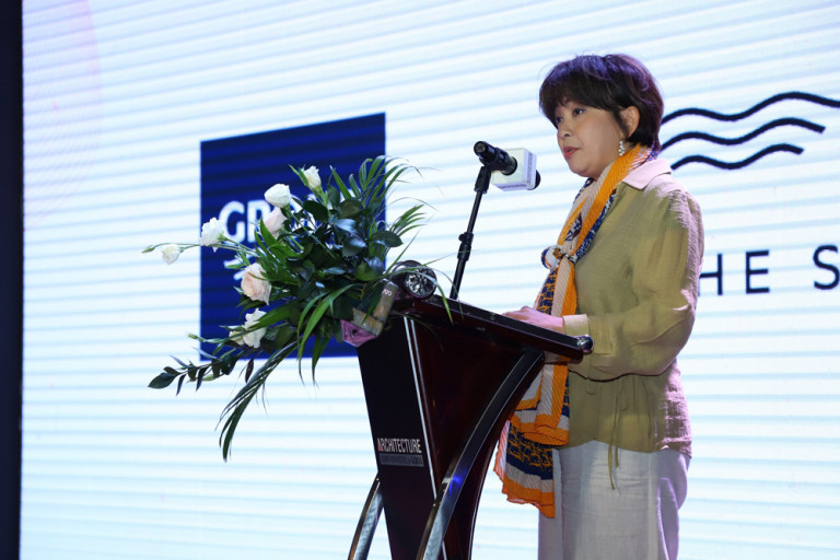 Bà Toshie Takahashi - Giám đốc Marketing cấp cao LIXIL Việt Nam, Đại diện thương hiệu GROHE và GROHE spa