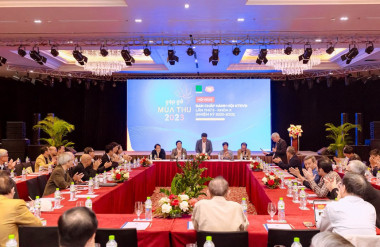 Toàn cảnh Hội nghị Ban chấp hành trung ương Hội KTS Việt Nam lần thứ 5 - Khóa X (nhiệm kỳ 2020 - 2025)