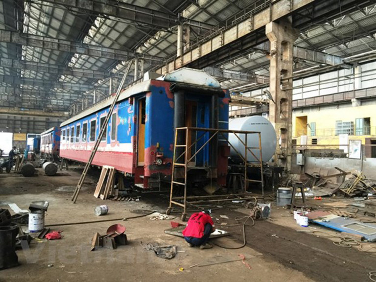 Nhà máy Xe lửa Gia Lâm trở thành không gian sáng tạo trong Lễ hội Thiết kế Sáng tạo 2023