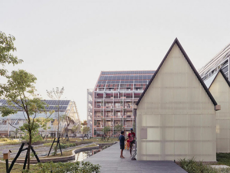 Taisugar Circular Village / Bio-architecture Formosana. Ảnh © Studio Millspace