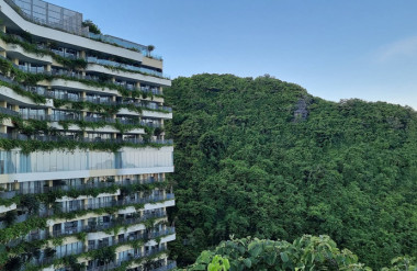 Phát triển vật liệu xây dựng xanh để tạo ra những đô thị xanh. Ảnh: Hà An.