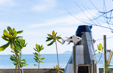 Công viên sinh thái cộng đồng Cửa Đại được khánh thành với biểu tượng loài chim hoang dã