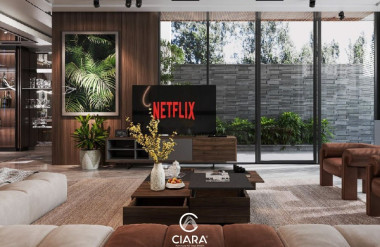 Một mẫu thiết kế phòng khách của CIARA