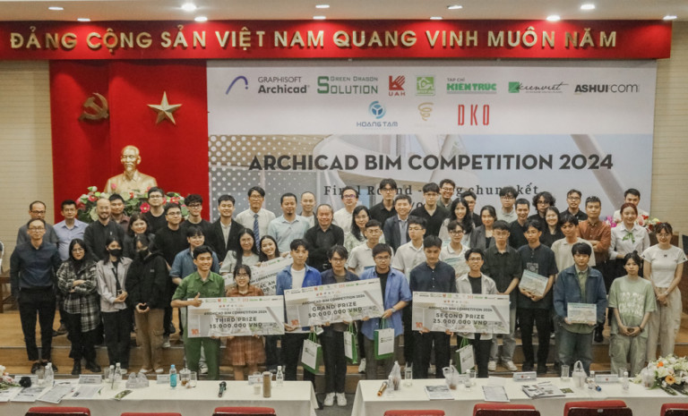 Hình ảnh Vòng chung kết cuộc thi Archicad BIM Competition 2024 (Nguồn: Ban tổ chức)