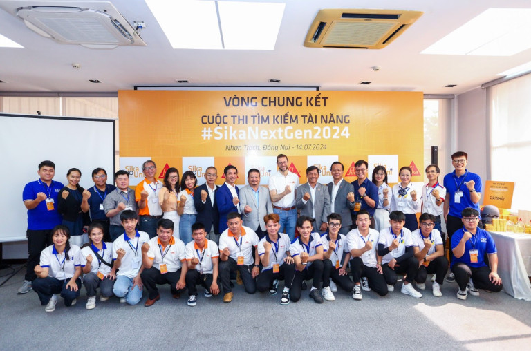 Đại diện các trường đại học tham gia vòng thi chung kết #SikaNextGen 2024