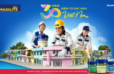 Chiến dịch Tô Sắc Màu Tương Lai nhân kỷ niệm 30 năm Maxilite có mặt tại Việt Nam