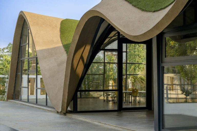 Các phòng học với những không gian liền mạch, kết nối với nhau