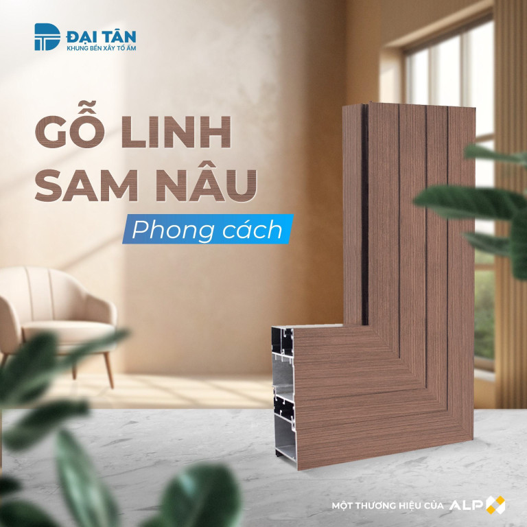 Màu Gỗ Linh Sam Nâu gợi lên cảm giác ấm áp, gần gũi nhưng không kém phần phong cách