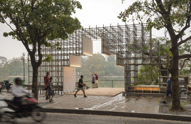 LIXIL ALP Pavilion có cấu trúc vững chắc kết hợp các không gian gia tăng trải nghiệm