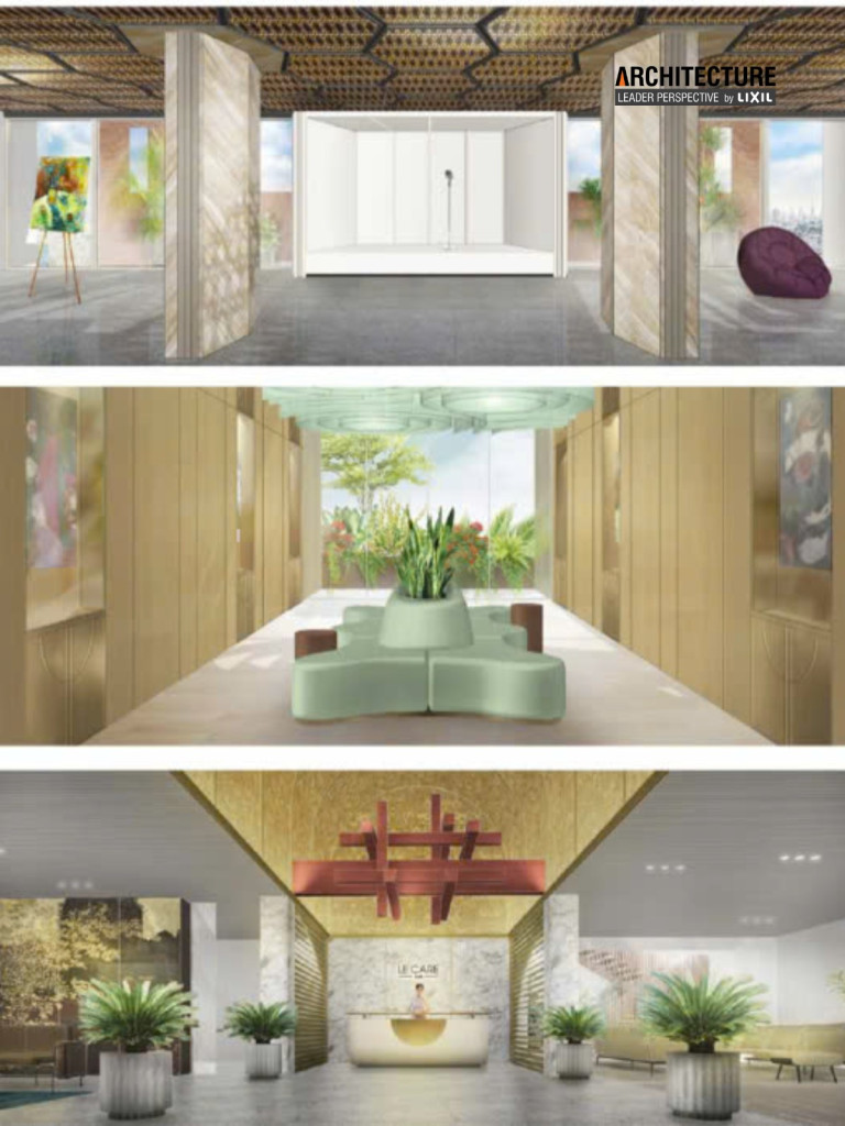 Các “không gian được phục vụ” biến đổi trong Le Care Club. (Nguồn: tác giả)