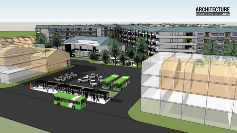 Mô hình khu đô thị C-TOWN. (Nguồn: tác giả)