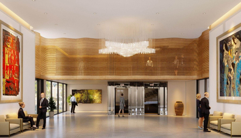 Sảnh chính sau khi cải tạo