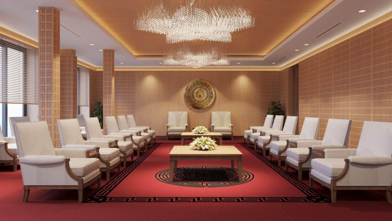 Phòng khánh tiết sau khi cải tạo