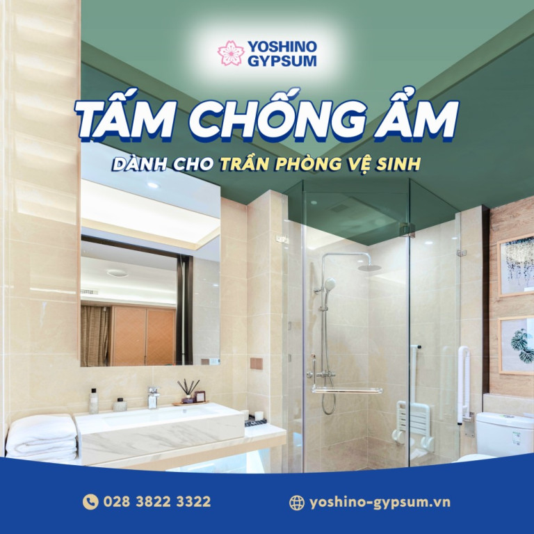 Tấm chống ẩm Nhật Bản giúp ngăn hơi ẩm xâm nhập, tăng cường độ bền cho không gian