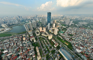 Một góc đô thị Hà Nội hôm nay.