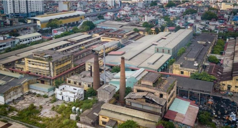 Nhà máy xe lửa Gia Lâm sau di dời có thể trở thành “quỹ đất vàng” cho không gian văn hóa sáng tạo (Ảnh: ngaynay.vn)