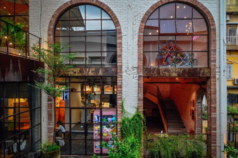 Không gian Complex 01 được xây dựng trên nền đất Nhà máy in Công đoàn cũ (Nguồn ảnh: cafebiz)