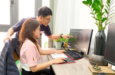 Sinh viên thực tập tại văn phòng Vertical Studio