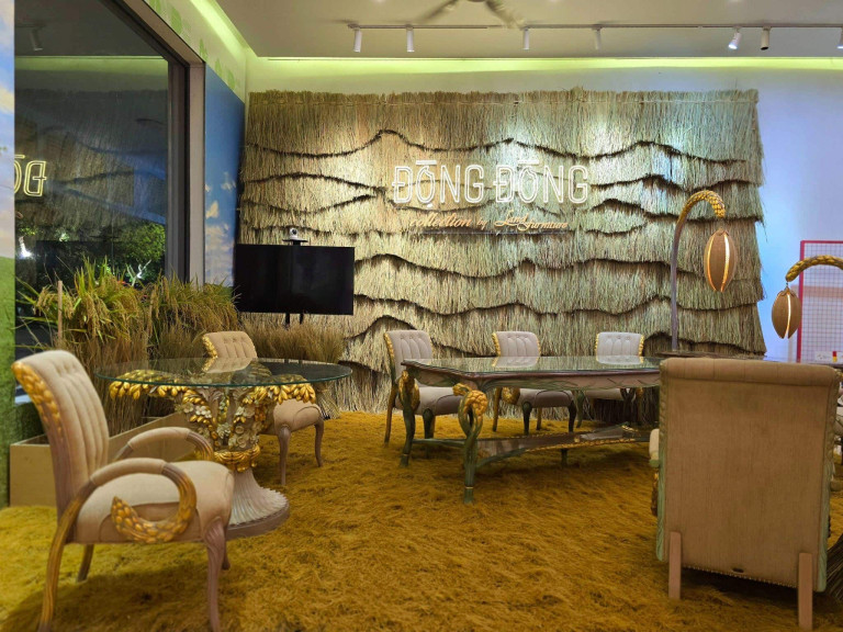 BST "Đòng Đòng" của LandFurniture tại Lễ hội Thiết kế Sáng tạo Hà Nội 2024