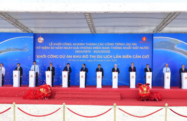 Khu đô thị du lịch lấn biển Cần Giờ - Vinhomes Green Paradise chính thức bấm nút khởi công
