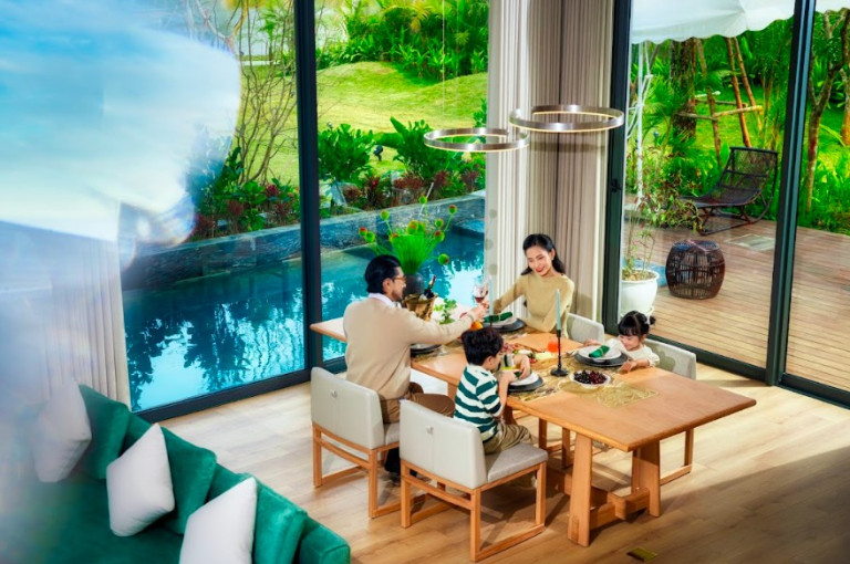 Cư dân sống tại Hanoi Tropical Garden không chỉ tận hưởng cuộc sống trong không gian hiện đại, tiện nghi mà còn được khuyến khích sống xanh và tiết kiệm năng lượng.