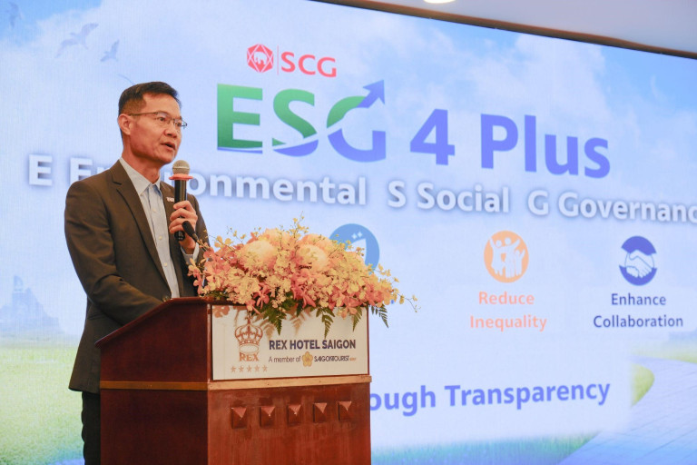 Phát triển bền vững là trọng tâm chiến lược của SCG, với định hướng ESG 4 Plus là kim chỉ nam trong mọi hoạt động vận hành.