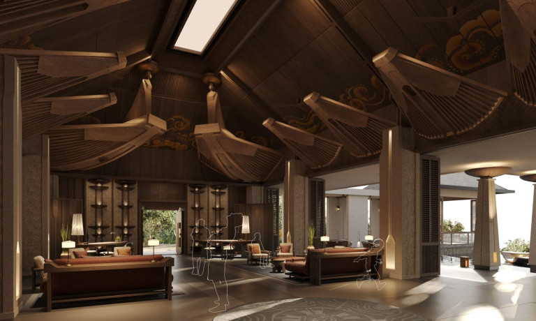 Thiết kế “Phú Quốc Resort” của Huỳnh Thiên Phú thi đấu tại mảng Thiết kế Nội thất