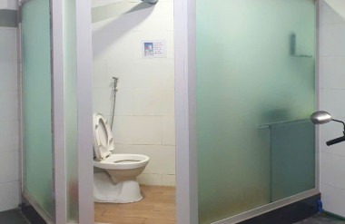 Toilet dưới tầng hầm được thi công nhanh chóng chỉ trong vài giờ nhờ giải pháp Sanitoilet