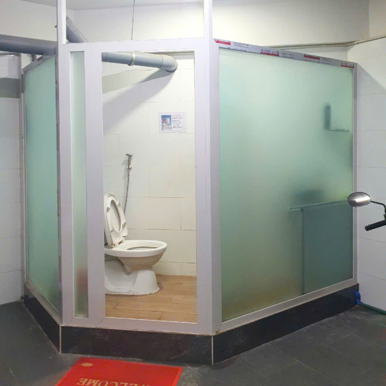 Toilet dưới tầng hầm được thi công nhanh chóng chỉ trong vài giờ nhờ giải pháp Sanitoilet