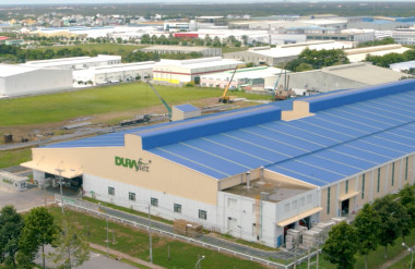 Nhà máy tấm xi măng DURAflex – 1 trong 9 nhà máy của Saint-Gobain tại Việt Nam liên tục cải tiến quy trình sản xuất nhằm giảm tác động đến môi trường