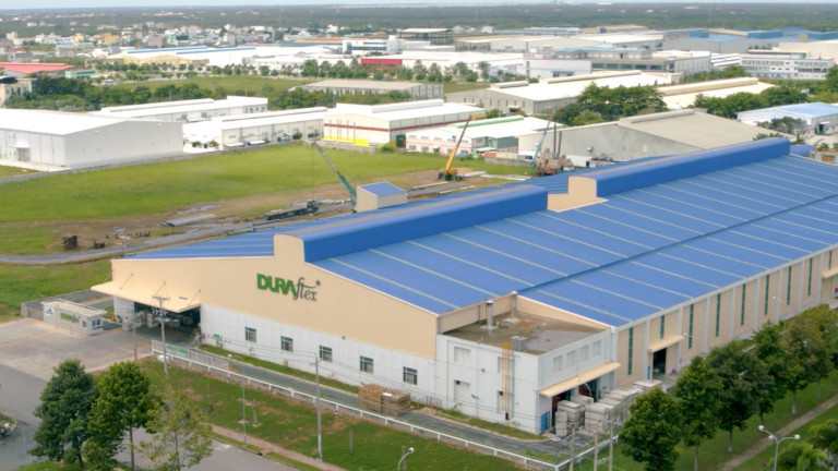 Nhà máy tấm xi măng DURAflex – 1 trong 9 nhà máy của Saint-Gobain tại Việt Nam liên tục cải tiến quy trình sản xuất nhằm giảm tác động đến môi trường