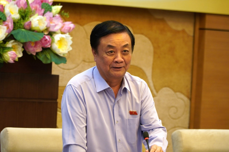 Phó Chủ tịch Quốc hội Lê Minh Hoan chủ trì buổi làm việc.