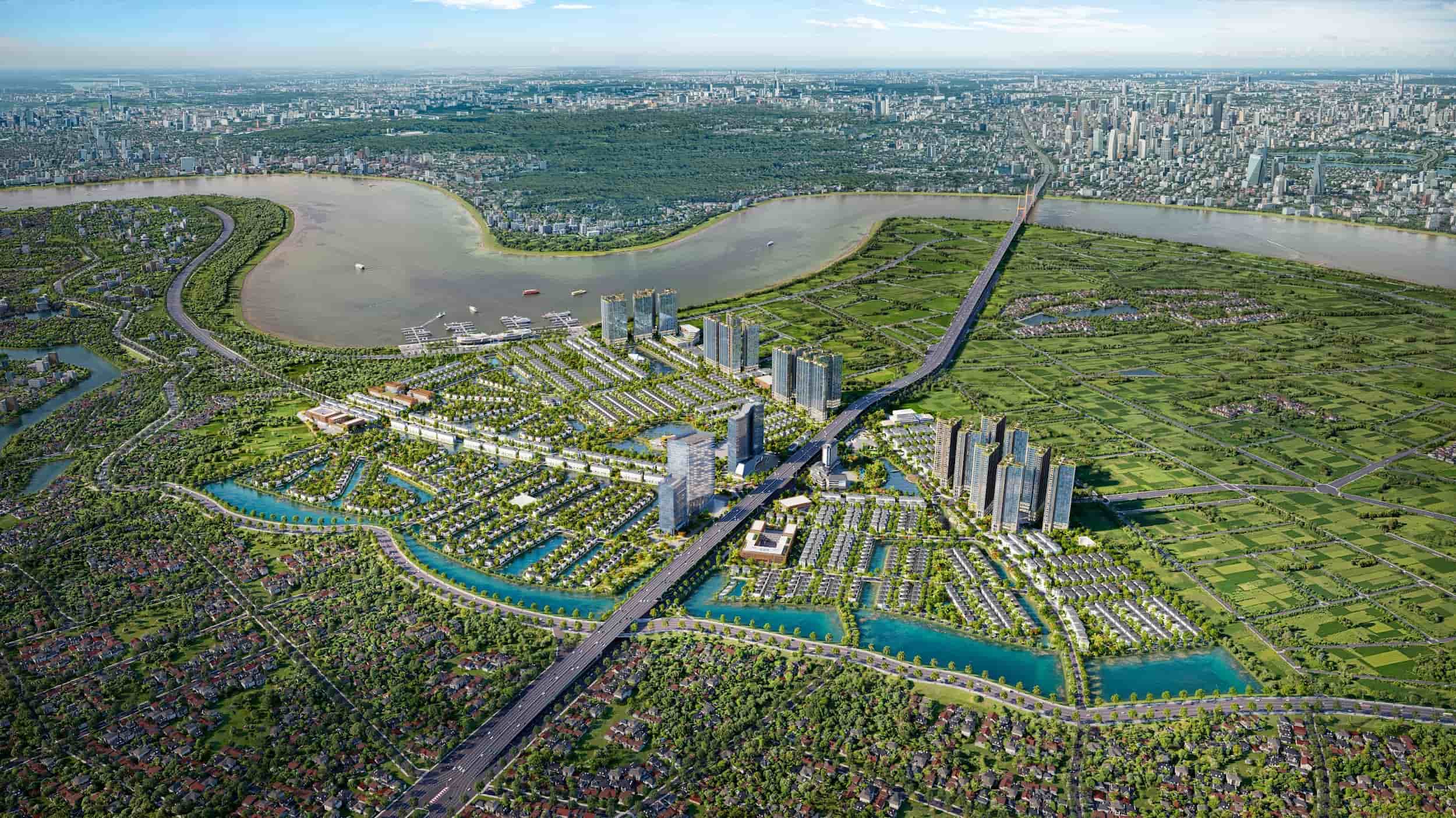 Alluvia City là thành phố bên sông kiểu mẫu hiện nay.