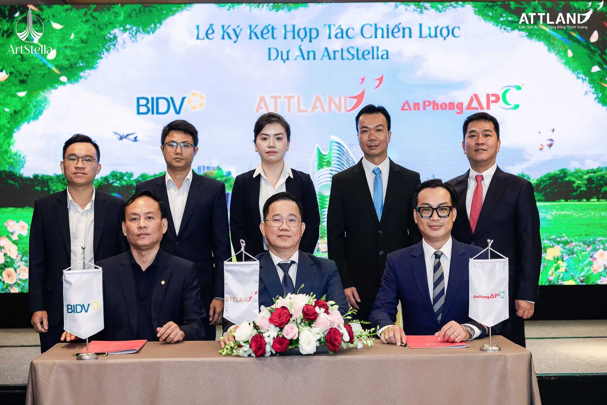 ArtStella được phát triển bởi sự hợp tác chiến lược giữa ATTLand - Tập đoàn An Phong - Ngân hàng BIDV