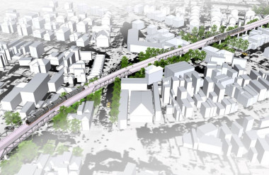 Nghiên cứu cảnh quan tuyến đường sắt vượt qua 5 giao cắt với các phố trung tâm Hoàn Kiếm