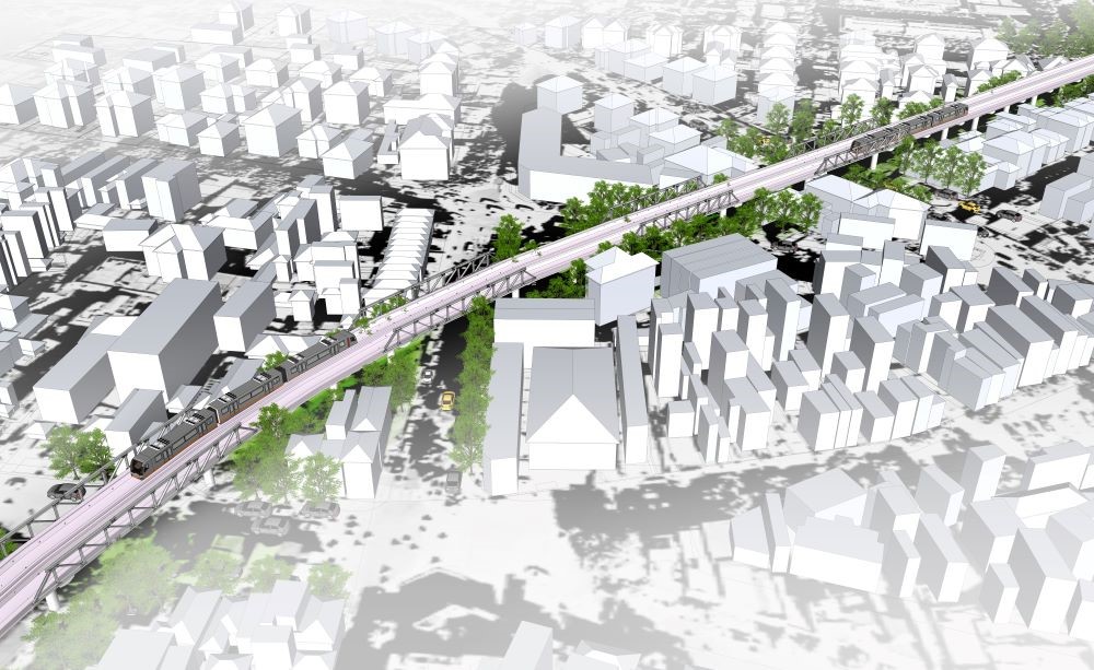 Nghiên cứu cảnh quan tuyến đường sắt vượt qua 5 giao cắt với các phố trung tâm Hoàn Kiếm