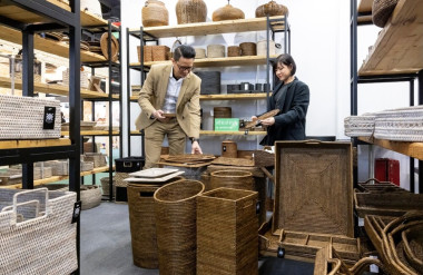 Gian hàng tại hội chợ Ambiente. Nguồn: Messe Frankfurt GmbH