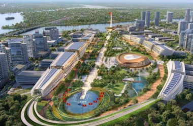 Phối cảnh Trung tâm chính trị - hành chính tỉnh Đồng Nai. Ảnh: Sở Xây dựng