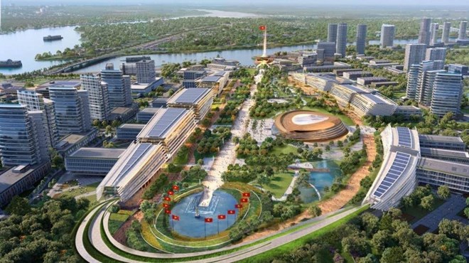 Phối cảnh Trung tâm chính trị - hành chính tỉnh Đồng Nai. Ảnh: Sở Xây dựng