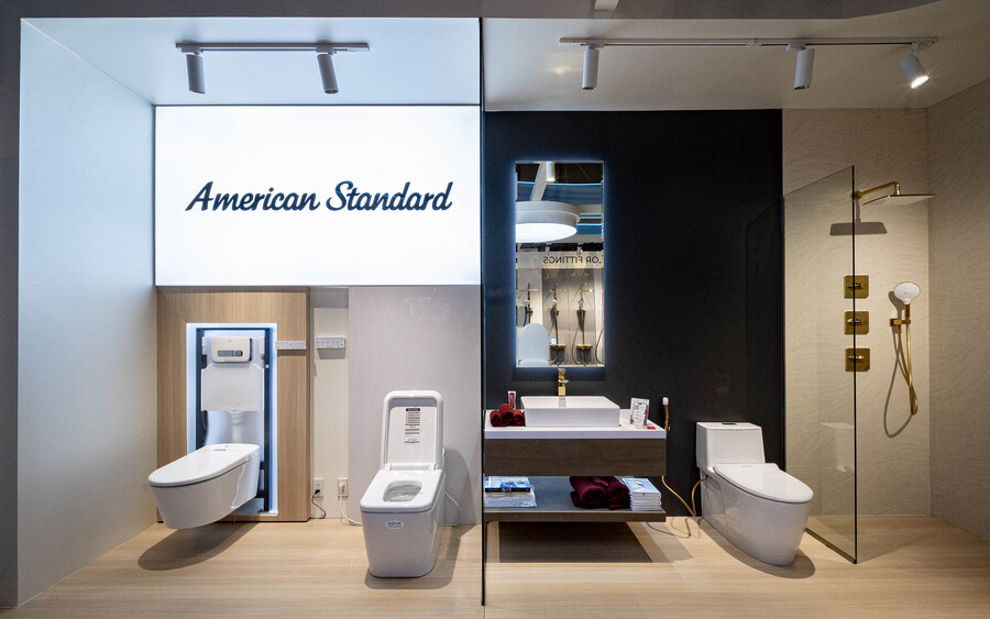 Các giải pháp phòng tắm hiện đại của American Standard tại Triển lãm LIXIL