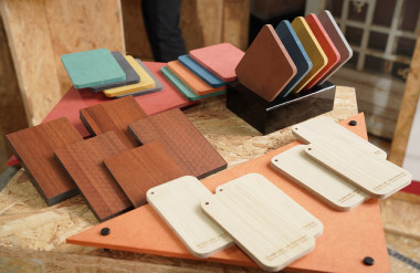 Các mẫu vật liệu bền vững của Gỗ Minh Long