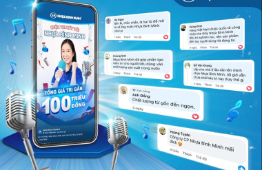 Thông qua các hoạt động tương tác trực tuyến, Nhựa Bình Minh thu hút sự tham gia và phản hồi tích cực từ người tiêu dùng
