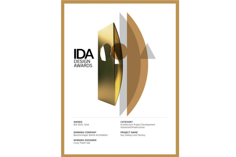 Giải thưởng IDA Design Award 2025 của Nhà máy Khóa Huy Hoàng.