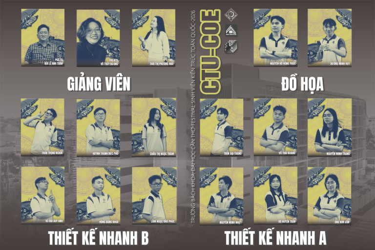 Trường Bách Khoa, Đại học Cần Thơ: “Nét vẽ hôm nay – Công trình ngày mai” tại Liên hoan Sinh viên Kiến trúc toàn quốc 2026插图