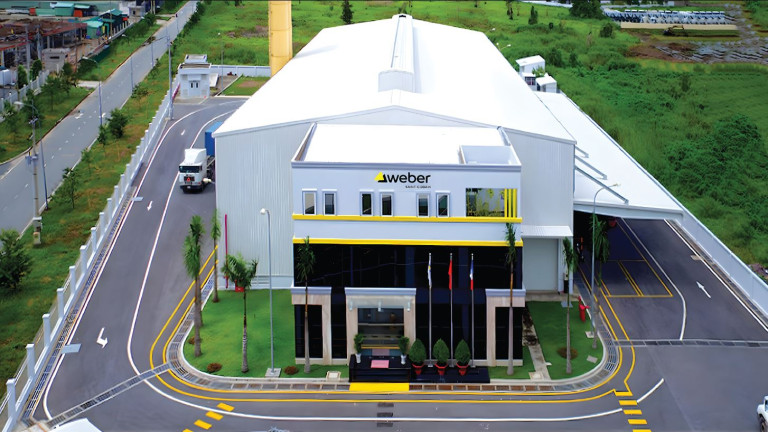 Nhà máy Weber tại TP. Hồ Chí Minh của Saint-Gobain đạt Zero Carbon (Nguồn Saint-Gobain)