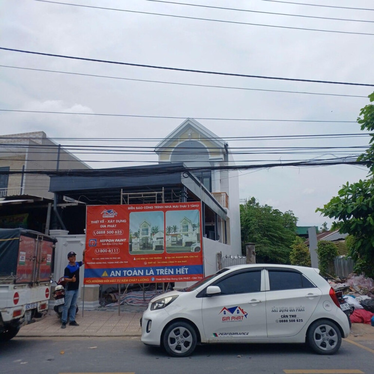 Công trình được Nippon Paint hỗ trợ banner quảng cáo - Nippon Paint