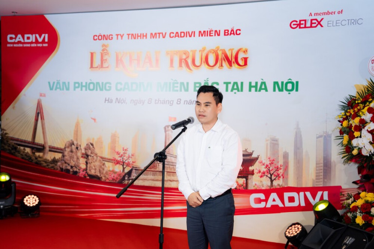 Ông Hồ Quang Nhân – Chủ tịch hội đồng thành viên Công ty TNHH MTV CADIVI Miền Bắc khẳng định “CADIVI Miền Bắc sẽ luôn đồng hành cùng hệ thống đại lý phát triển bền vững cùng thương hiệu CADIVI”