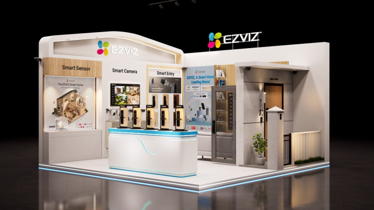 Không gian trải nghiệm sống động của EZVIZ tại VIBE 2026