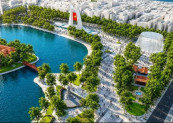 Những công trình mang tính biểu tượng mới, hiện đại có quy mô lớn có thể nằm ở Trục đại lộ Sông Hồng – nơi đại diện cho sự phát triển mới của Hà nội. (Ảnh: QHHG)