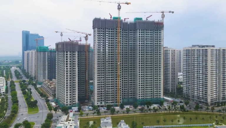 Nguồn cung chung cư Hà Nội ngày càng mở rộng ra các khu vực ngoại thành. Ảnh: Dân Việt(3)